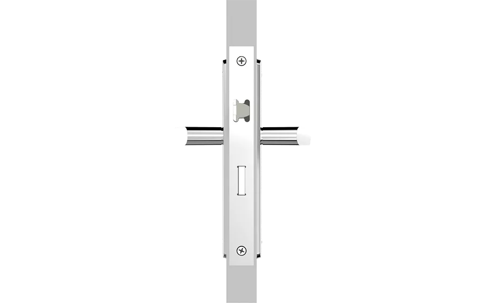 FECHADURA POPLINE RETA INT CROMADO ESP26 40X53 - Soprano