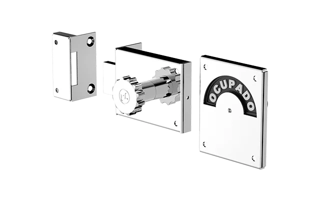 FECHADURA LIVRE/OCUPADO CROMADO - Soprano