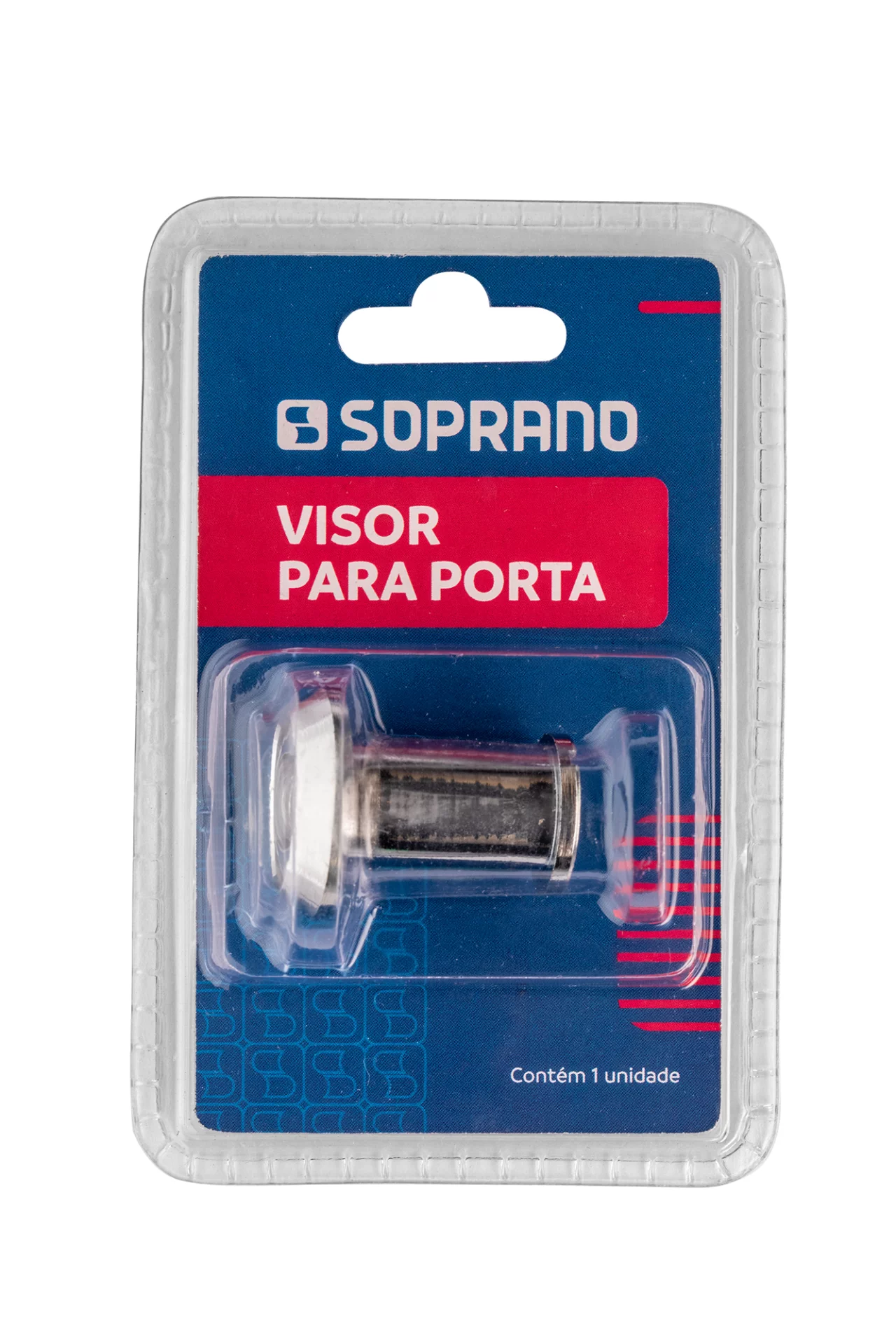 VISOR P/PORTA 25-42MM CROMADO BLISTER - Soprano