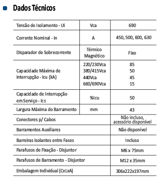 DISJ. DL630-H - 630A - Soprano