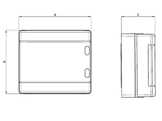 QUADRO DISTR.SOB.IP65 08POLOS - Soprano