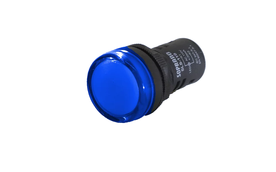 SINALIZADOR 22MM AZUL 110VCA - Soprano