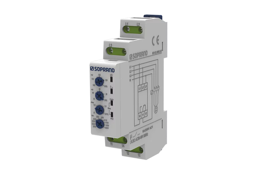 RAS-22 - RELE MONITOR DE FASE 208 - 480V - Soprano