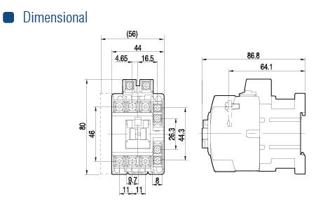 CONTATOR CSA-09 1NA+1NF 24VAC - Soprano