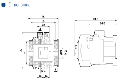 CONTATOR CSA-32 2NA+2NF 24VCA - Soprano