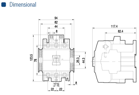 CONTATOR CSA-50 2NA+2NF 24VCA - Soprano