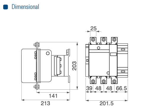 CONTATOR CS(T)-265-220VCA-265A - Soprano