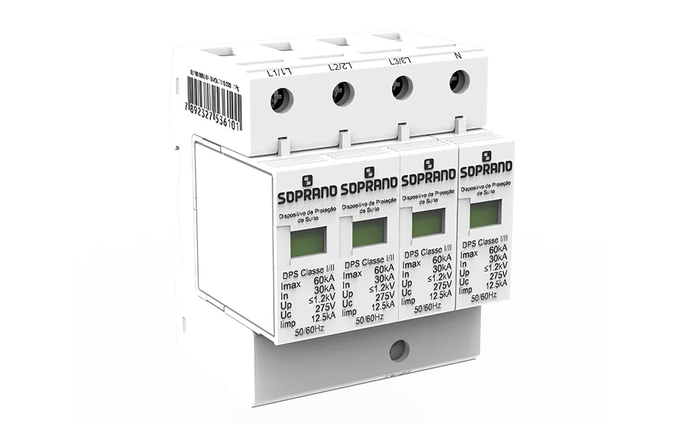 DISP.PROT.SURTO 12.5/60KA CLASSE I/II DPS 4 - Soprano