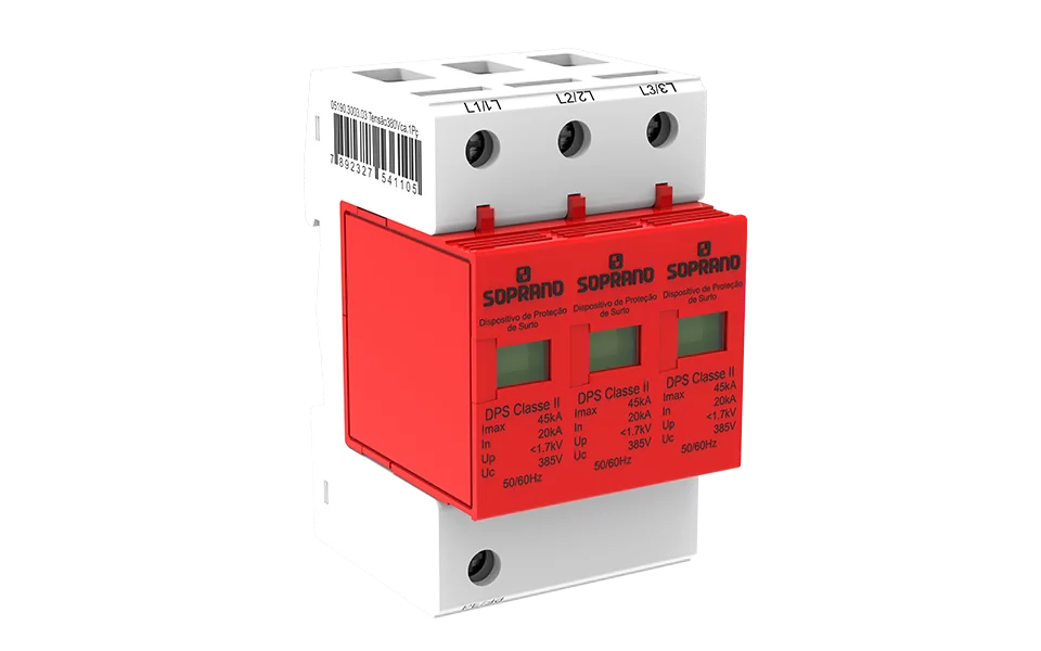 DISP.PROT.SURTO 45KA 385V CLASSE II DPS 3 - Soprano