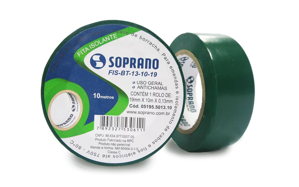 FITA ISOLANTE VERDE FIS-BT-13-10-18 - Soprano