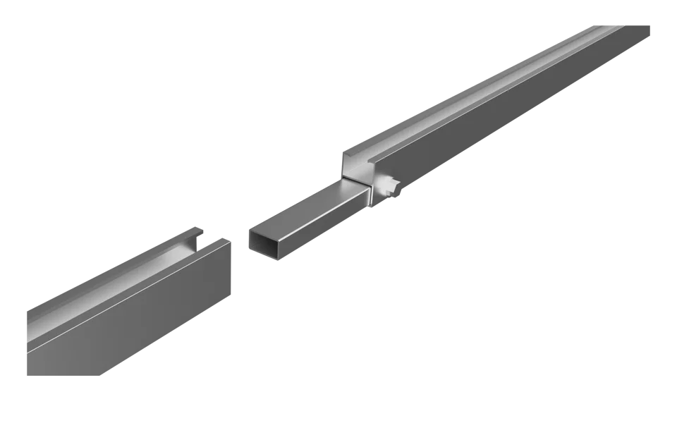 PERFIL ALUMINIO 2400MM TELHADO 02 PLACAS - 02 PERFIS - Soprano