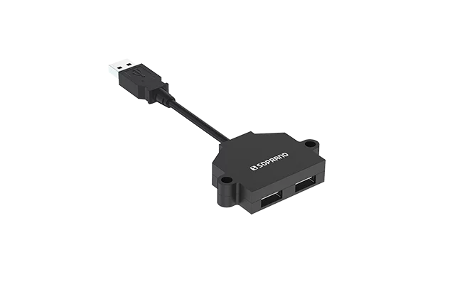 TOMADA 2 USB DE SOBREPOR PARA MOVEIS PRETO - Soprano