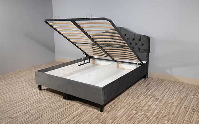 PISTAO PARA CAMA BAU 800N OLHAL 8,2MM CINZA - Soprano