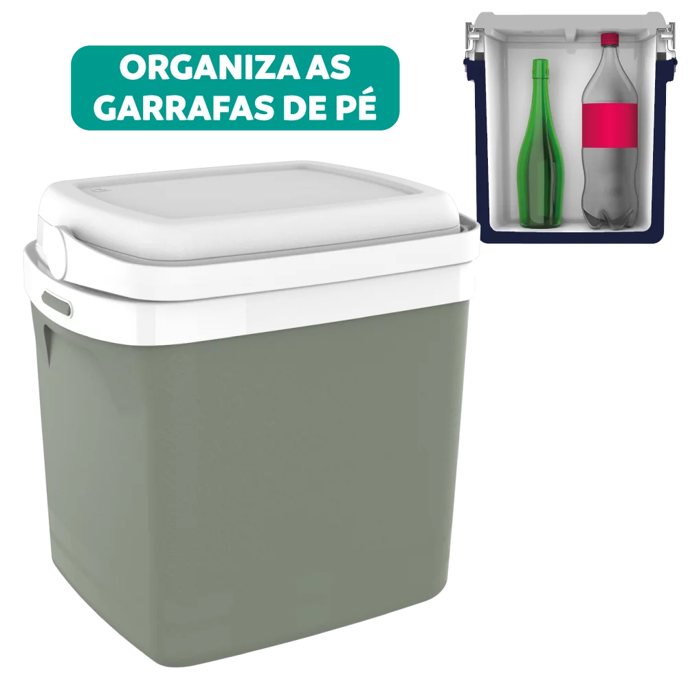 CAIXA TERMICA TROPICAL 22L FIG GREEN - Soprano