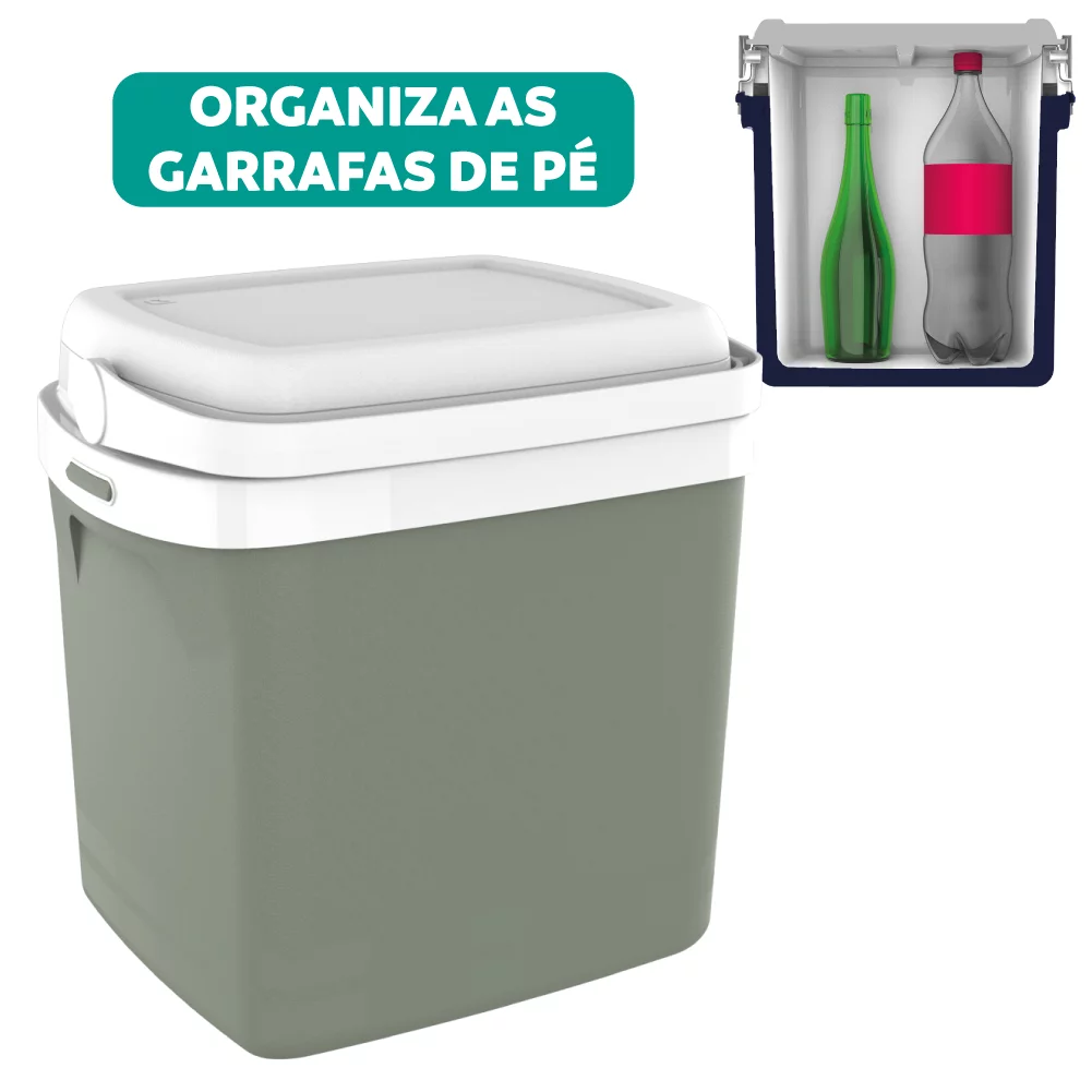 CAIXA TERMICA TROPICAL 22L FIG GREEN - Soprano