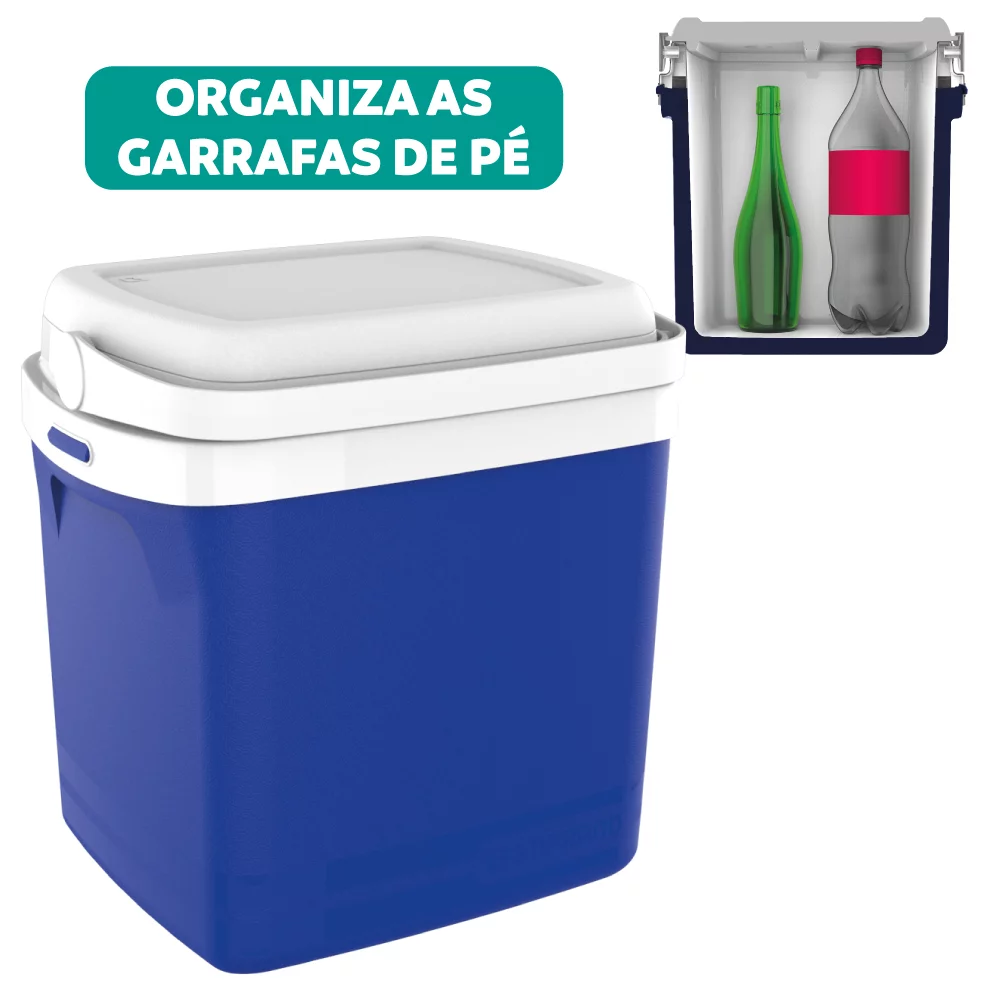 CAIXA TERMICA TROPICAL 22L AZUL - Soprano