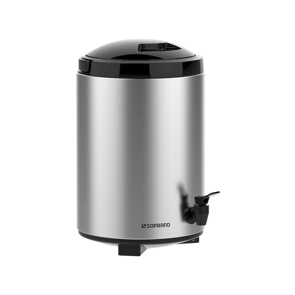 BOTIJAO PALACE 9,5L INOX/PRETO - Soprano